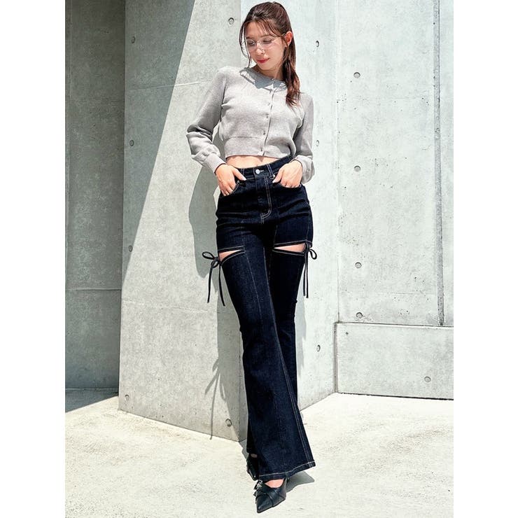 クルーネックニットカーデ | RESEXXY | 詳細画像10 