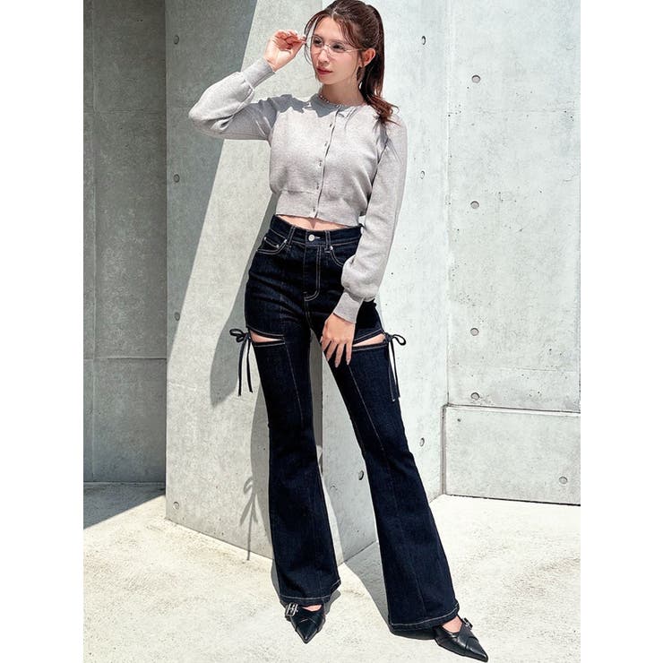 クルーネックニットカーデ | RESEXXY | 詳細画像11 