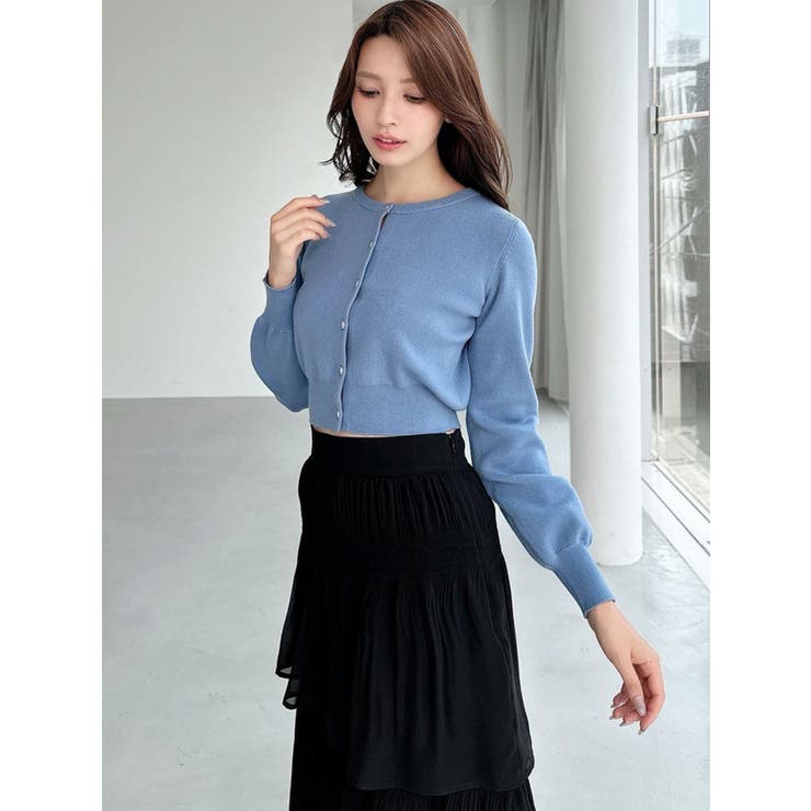 クルーネックニットカーデ | RESEXXY | 詳細画像2 