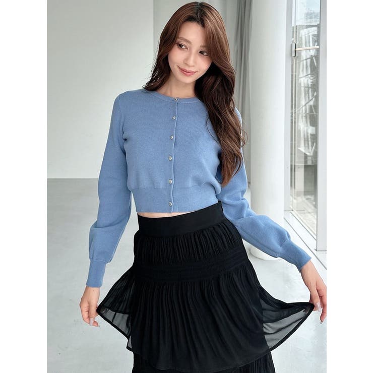 クルーネックニットカーデ | RESEXXY | 詳細画像3 