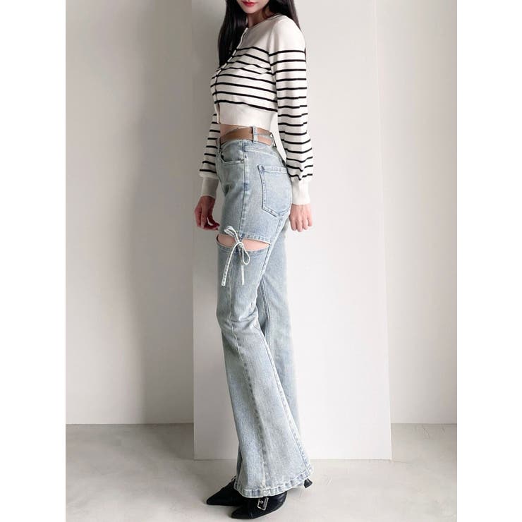 クルーネックニットカーデ | RESEXXY | 詳細画像30 