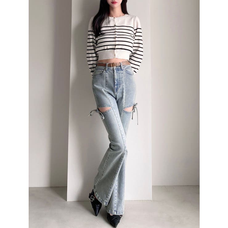 クルーネックニットカーデ | RESEXXY | 詳細画像31 