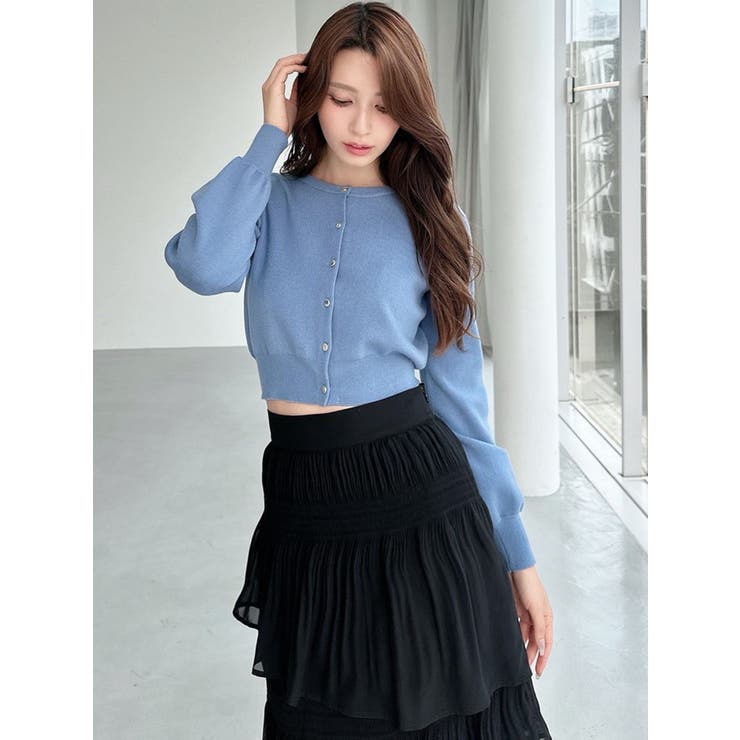 クルーネックニットカーデ | RESEXXY | 詳細画像4 