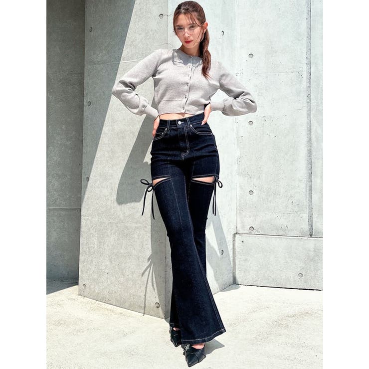 クルーネックニットカーデ | RESEXXY | 詳細画像9 