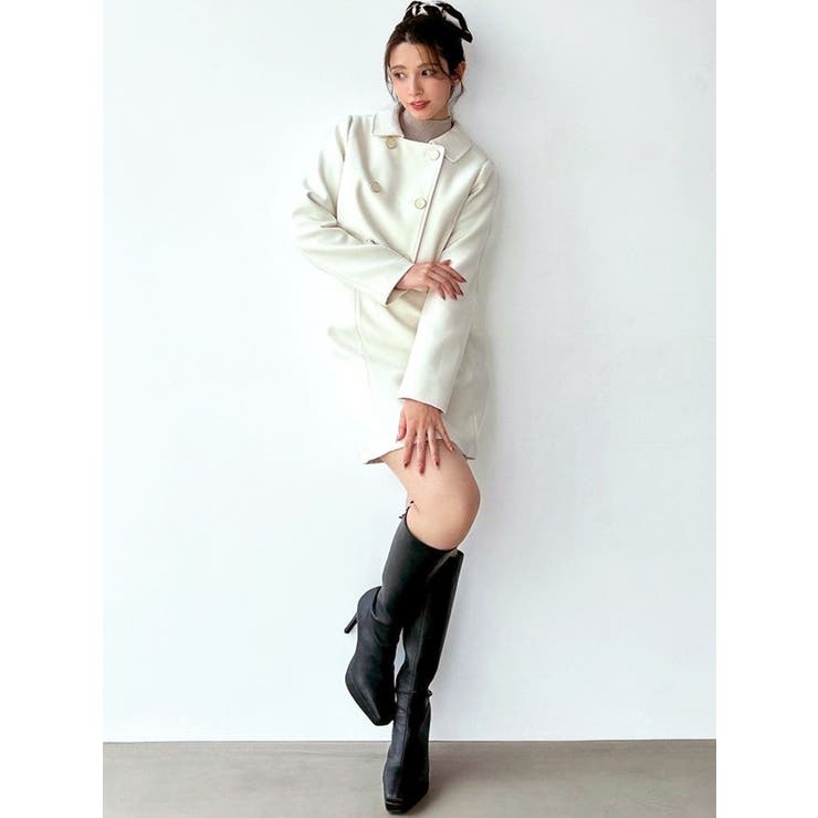 ダブルブレストショートコート【セットアップ着用可能】 | RESEXXY | 詳細画像13 