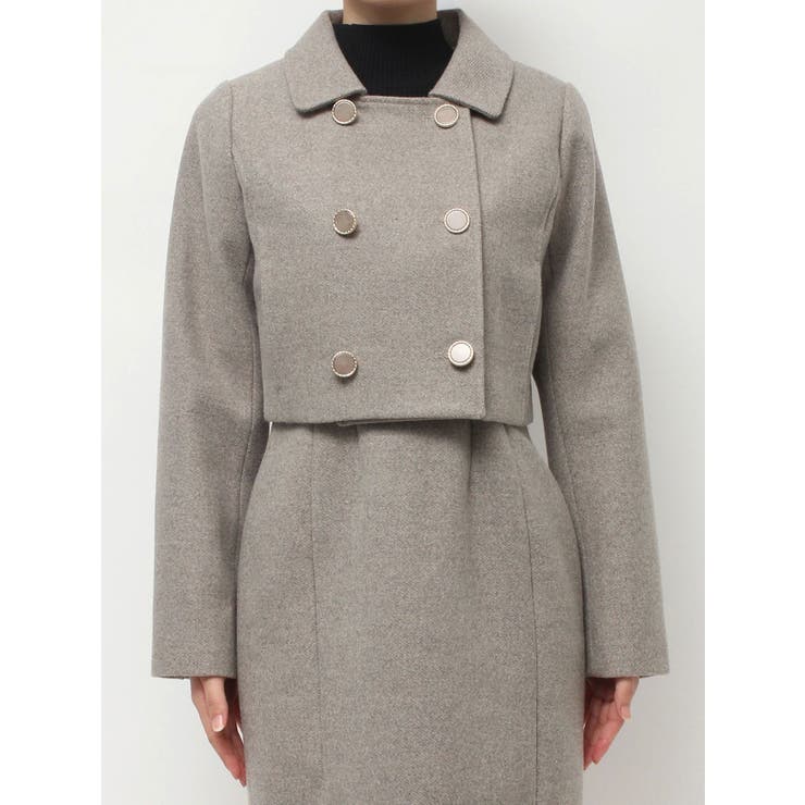 ダブルブレストショートコート【セットアップ着用可能】 | RESEXXY | 詳細画像23 