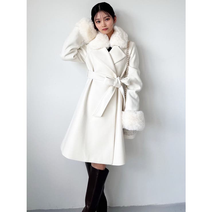 hrmoemi【新品未使用タグ付】リゼクシー シャイニー ファー シャイニーファークロップドブルゾン｜リゼクシー（RESEXXY