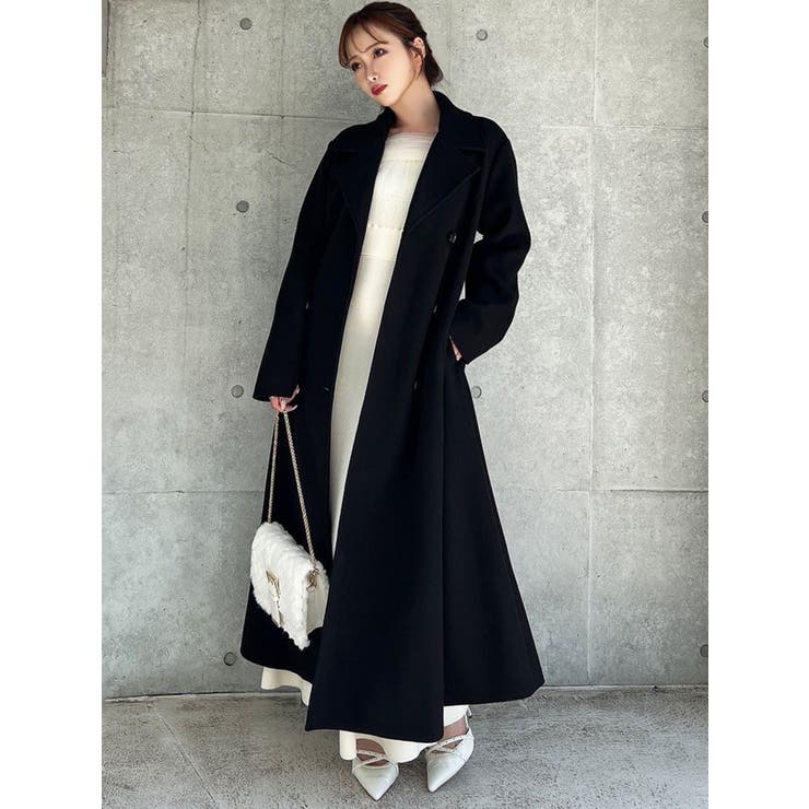 フレアデザインロングコート[品番：MKSW0066900]｜RESEXXY（リゼクシー