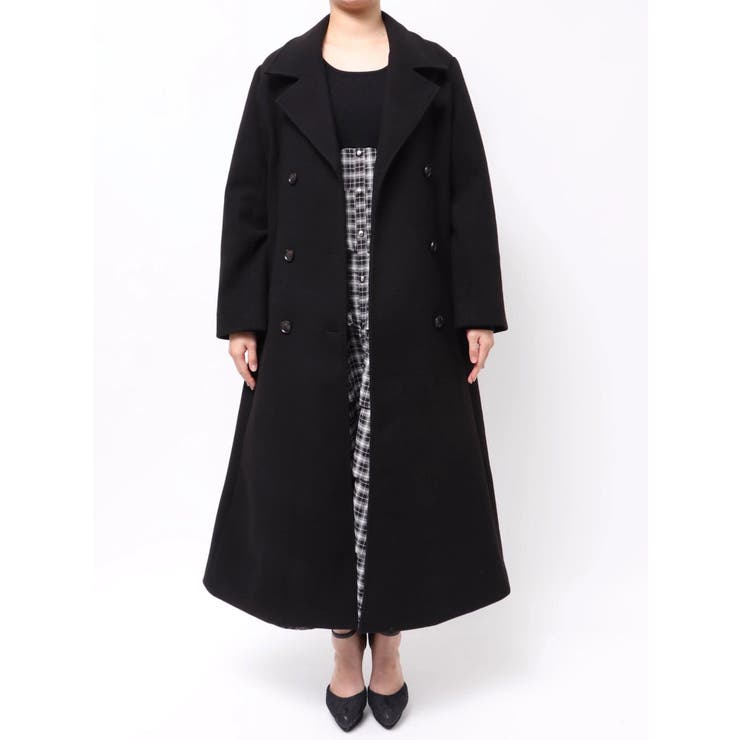 フレアデザインロングコート[品番：MKSW0066900]｜RESEXXY（リゼクシー