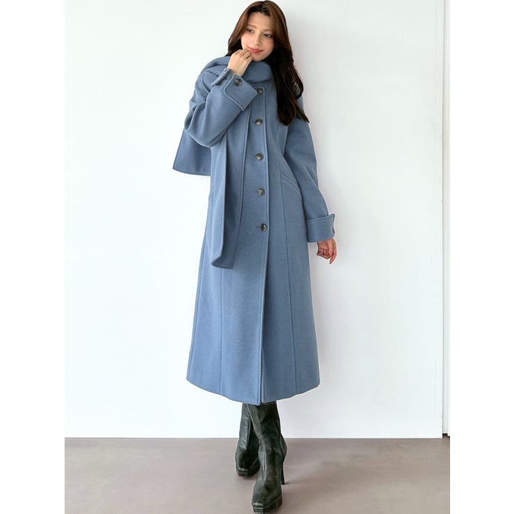 ウィンタースカーフコート | RESEXXY | 詳細画像11 