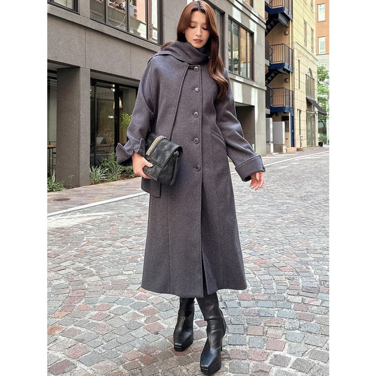 ウィンタースカーフコート | RESEXXY | 詳細画像15 