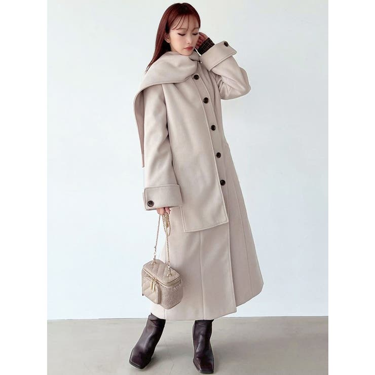 ウィンタースカーフコート | RESEXXY | 詳細画像18 