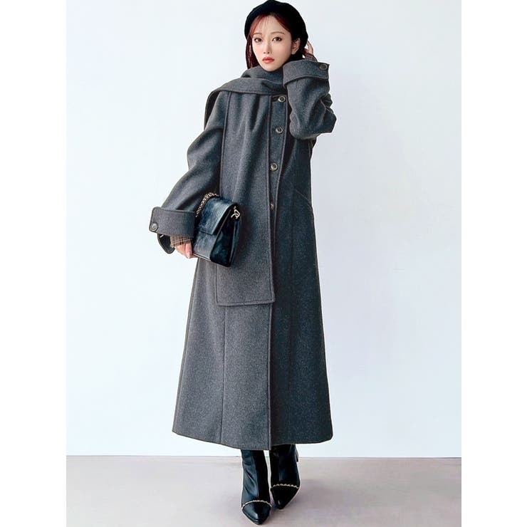 ウィンタースカーフコート | RESEXXY | 詳細画像7 