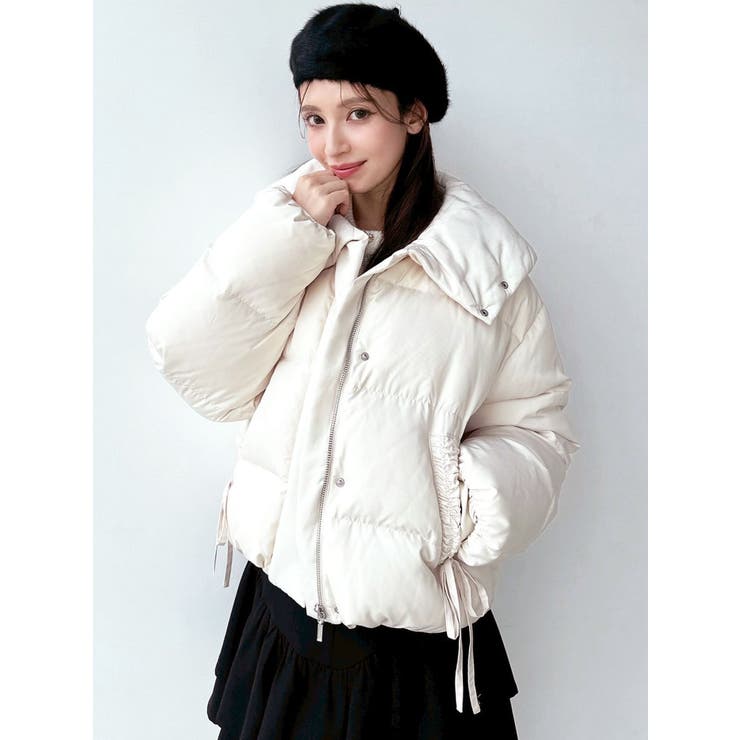 リボンデザインダウンジャケット[品番：MKSW0067324]｜RESEXXY