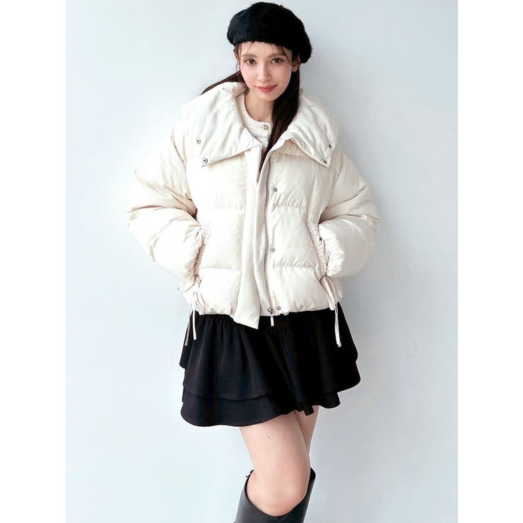 リボンデザインダウンジャケット[品番：MKSW0067324]｜RESEXXY