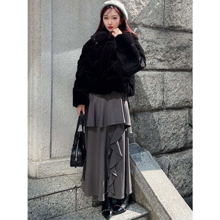 リボンデザインダウンジャケット | RESEXXY | 詳細画像27 