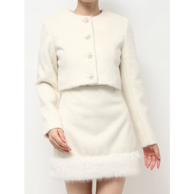 ノーカラーショートジャケット【セットアップ着用可能】 | RESEXXY | 詳細画像40 