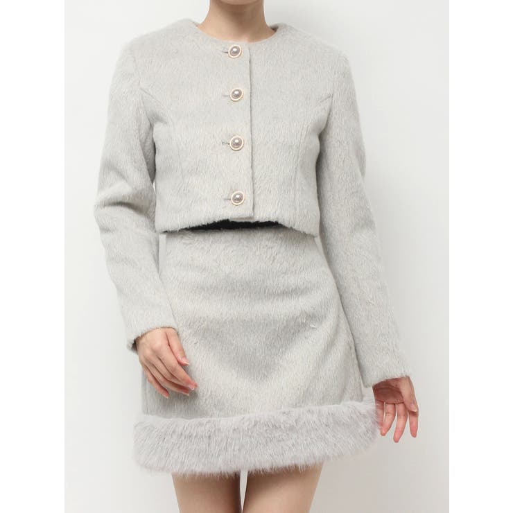 ノーカラーショートジャケット【セットアップ着用可能】 | RESEXXY | 詳細画像41 