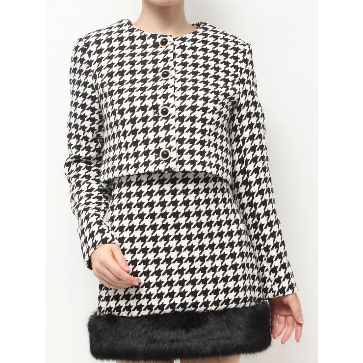 ノーカラーショートジャケット【セットアップ着用可能】 | RESEXXY | 詳細画像42 