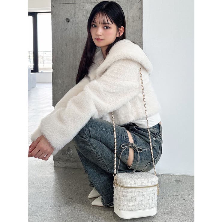 フラッフィービッグカラーブルゾン | RESEXXY | 詳細画像10 