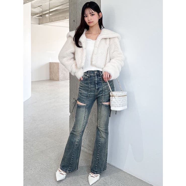 フラッフィービッグカラーブルゾン | RESEXXY | 詳細画像11 