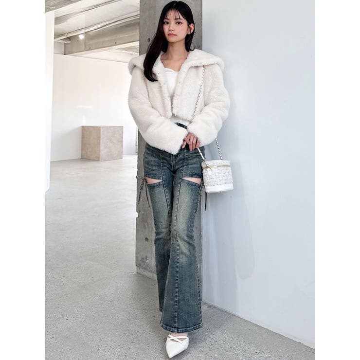 フラッフィービッグカラーブルゾン | RESEXXY | 詳細画像12 