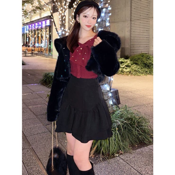 フラッフィービッグカラーブルゾン | RESEXXY | 詳細画像2 