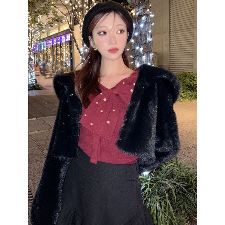 フラッフィービッグカラーブルゾン | RESEXXY | 詳細画像5 