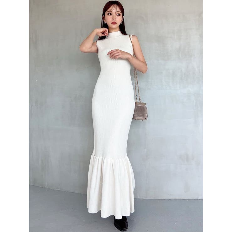 フェザーヘムレイヤードニットワンピース | RESEXXY | 詳細画像22 