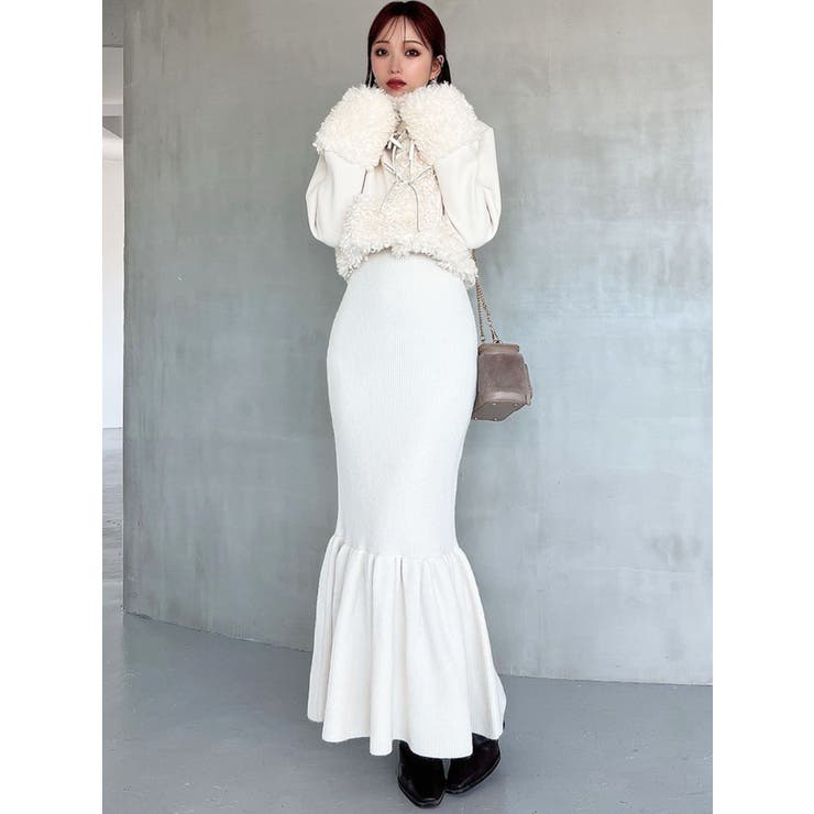 フェザーヘムレイヤードニットワンピース | RESEXXY | 詳細画像23 