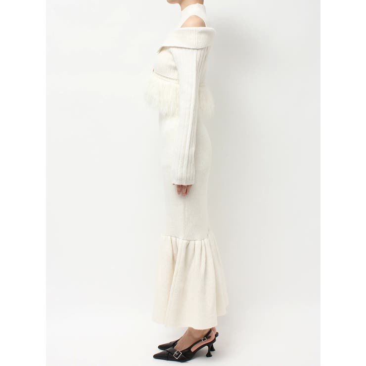 フェザーヘムレイヤードニットワンピース | RESEXXY | 詳細画像26 