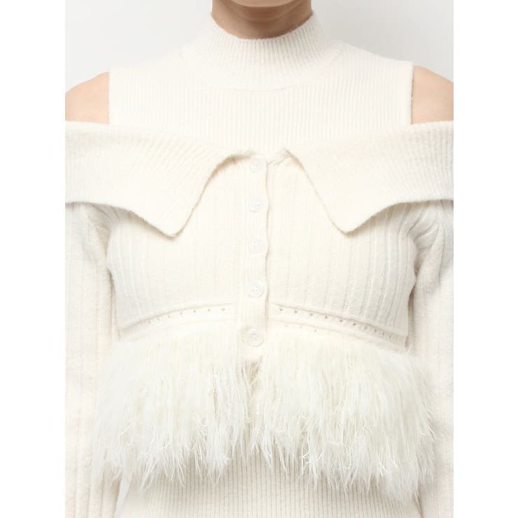 フェザーヘムレイヤードニットワンピース | RESEXXY | 詳細画像28 