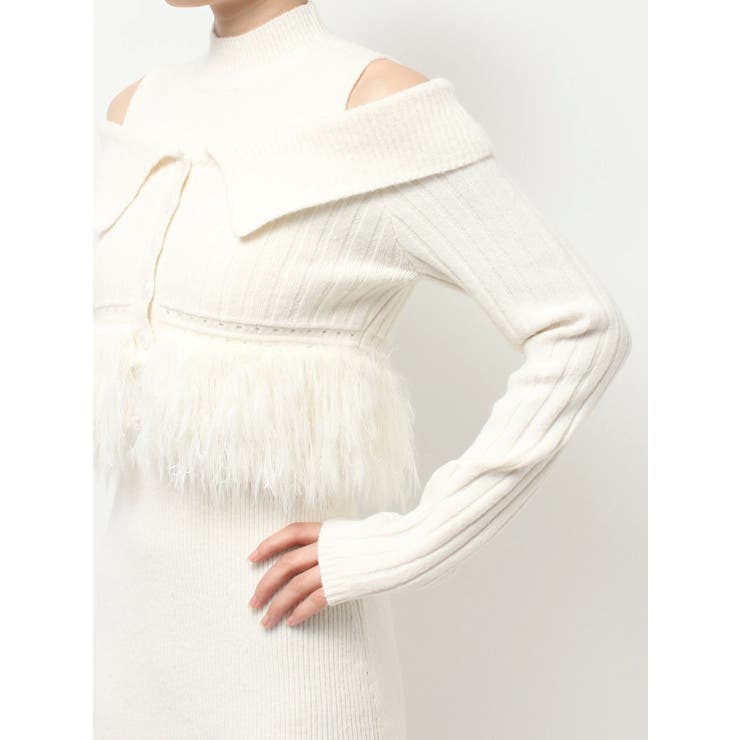 フェザーヘムレイヤードニットワンピース | RESEXXY | 詳細画像29 