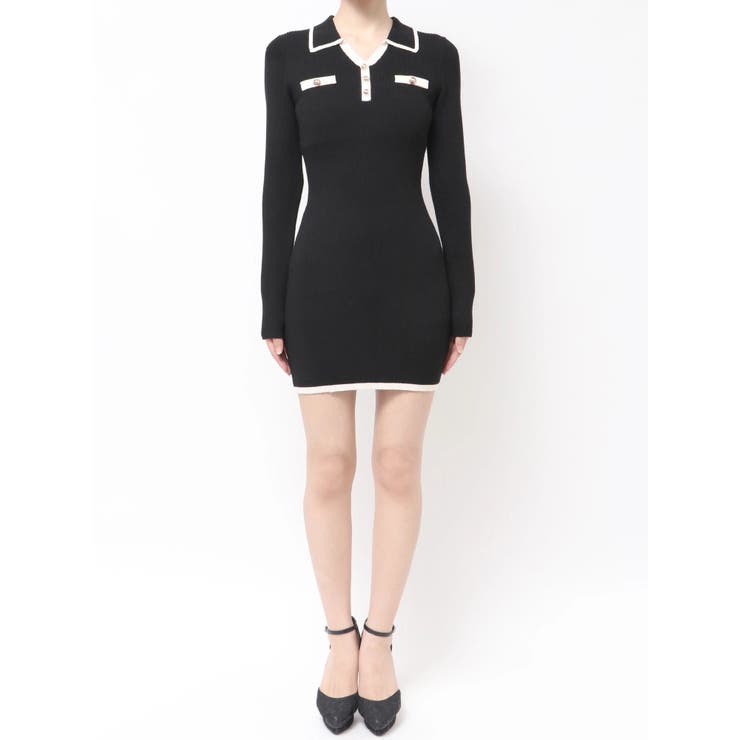 バイカラーニットポロワンピース | RESEXXY | 詳細画像28 