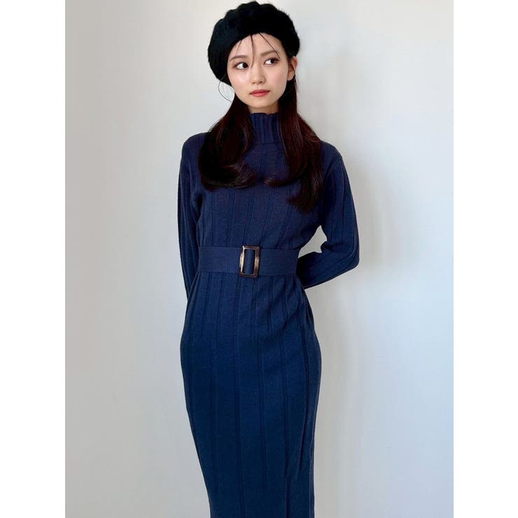 【WEB限定】ワイドリブニットワンピース | RESEXXY | 詳細画像15 