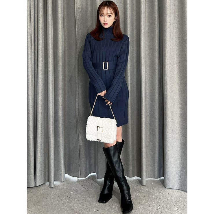 【WEB限定】ワイドリブニットワンピース | RESEXXY | 詳細画像27 