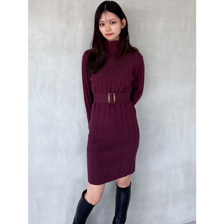 【WEB限定】ワイドリブニットワンピース | RESEXXY | 詳細画像32 