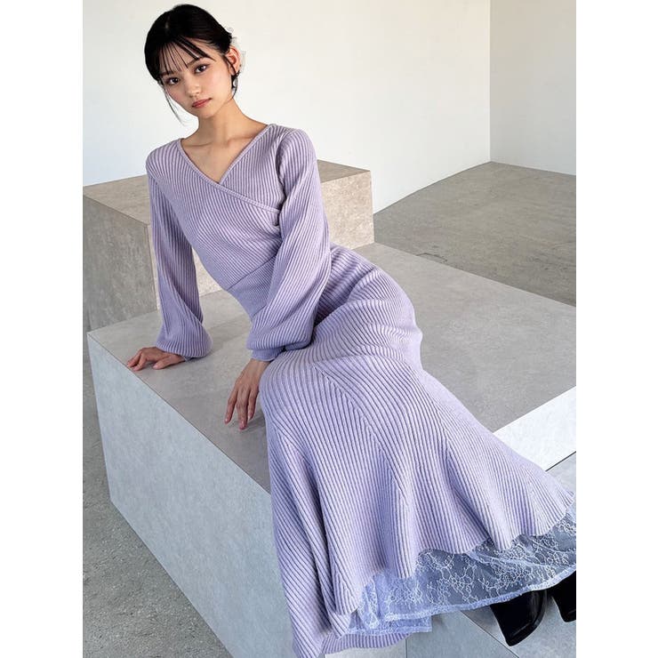 RESEXXY 【WEB限定】カシュクールマーメイドワンピース カシュクールマーメイドワンピース[品番：MKSW0040492]｜RESEXXY