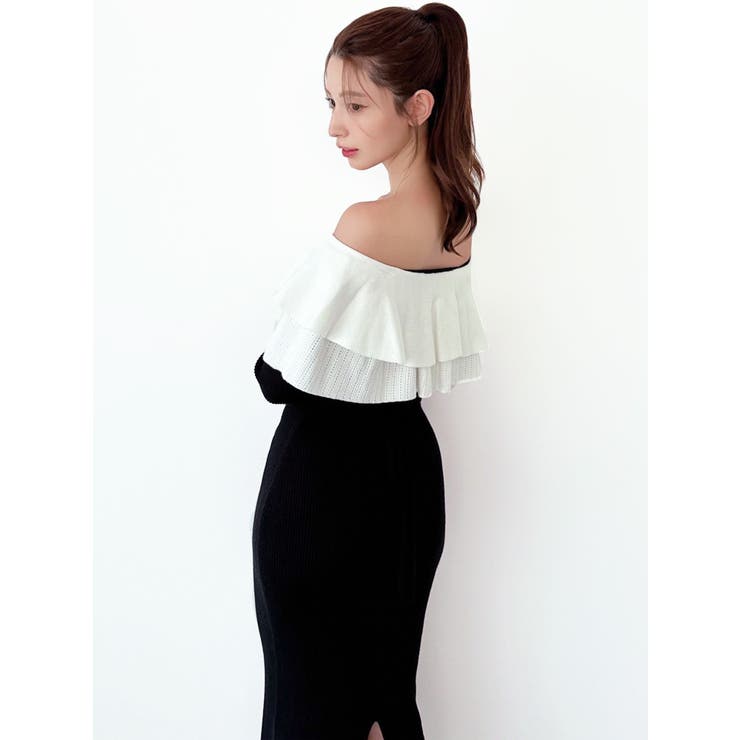 フリルタイトニットワンピース | RESEXXY | 詳細画像10 