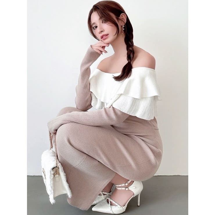 フリルタイトニットワンピース | RESEXXY | 詳細画像11 