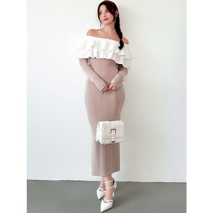 フリルタイトニットワンピース | RESEXXY | 詳細画像15 