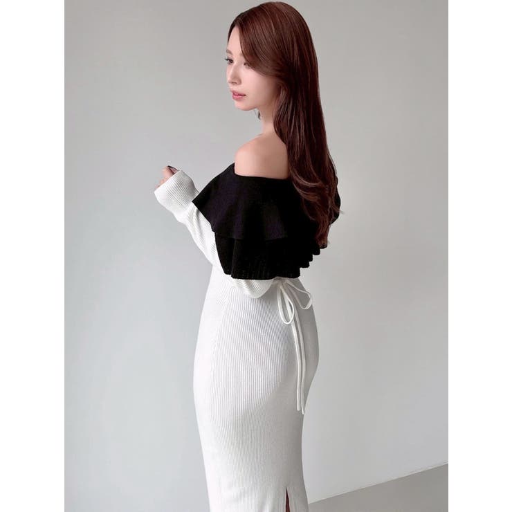 フリルタイトニットワンピース | RESEXXY | 詳細画像5 