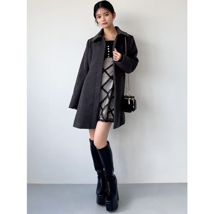 ドッキングフレアミニニットワンピース | RESEXXY | 詳細画像28 