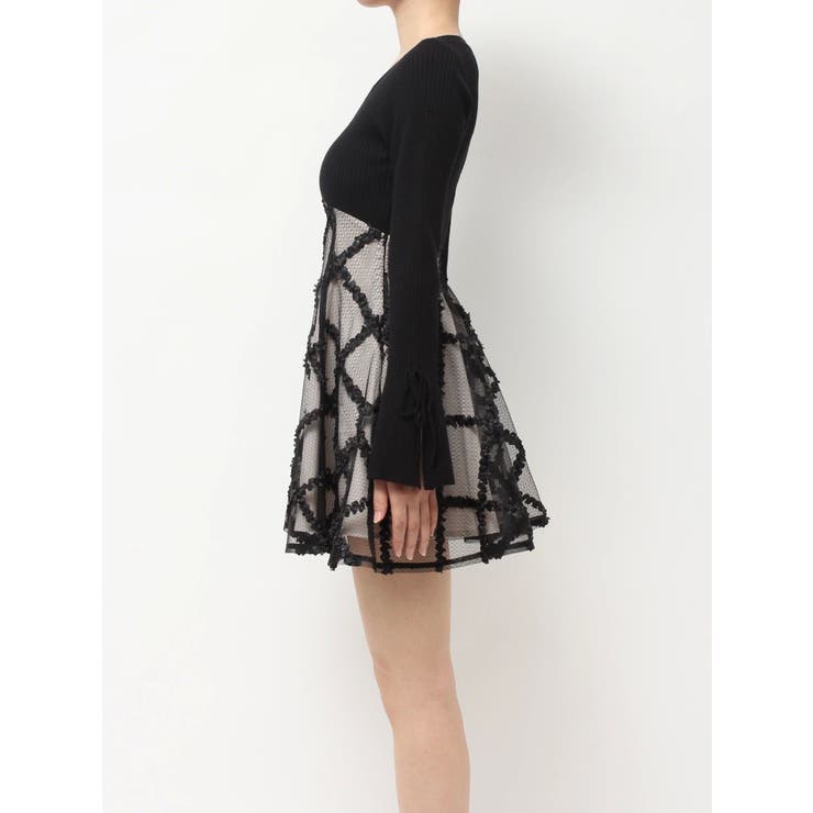 ドッキングフレアミニニットワンピース | RESEXXY | 詳細画像41 