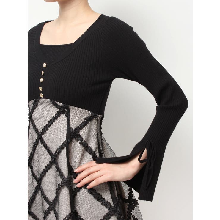 ドッキングフレアミニニットワンピース | RESEXXY | 詳細画像44 