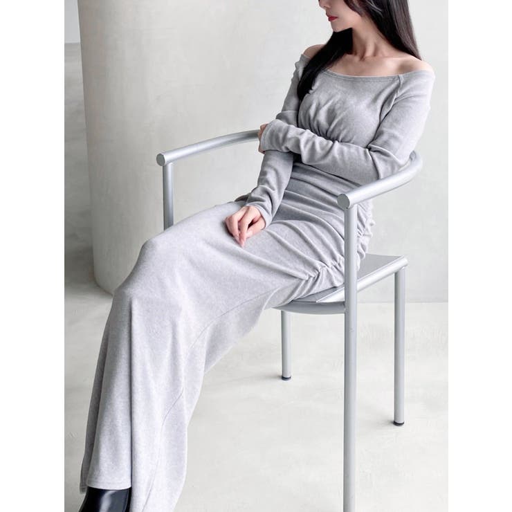 ルーズギャザーカットマーメイドワンピース | RESEXXY | 詳細画像15 