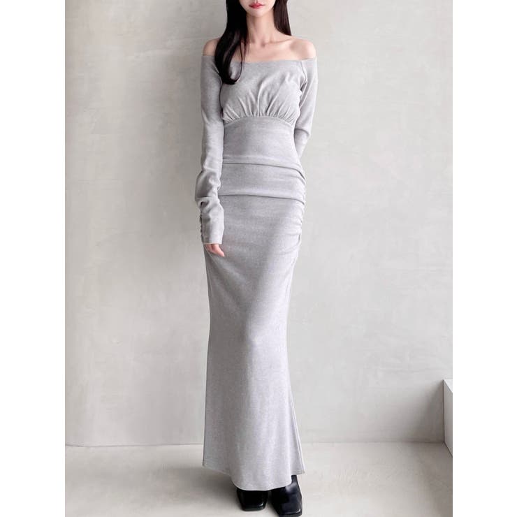 ルーズギャザーカットマーメイドワンピース | RESEXXY | 詳細画像16 