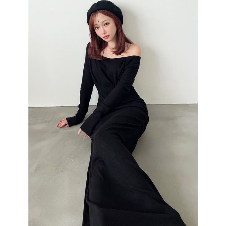 ルーズギャザーカットマーメイドワンピース | RESEXXY | 詳細画像2 