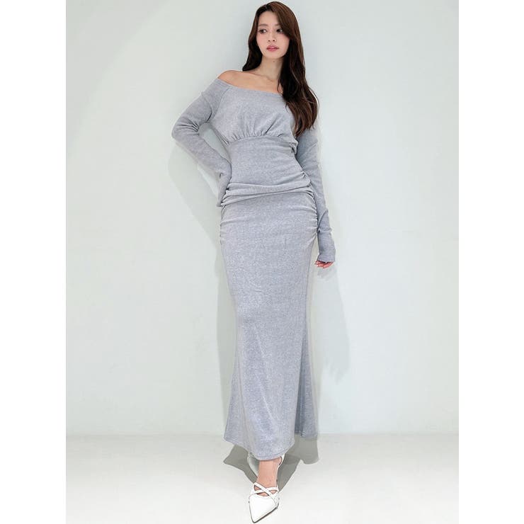 ルーズギャザーカットマーメイドワンピース | RESEXXY | 詳細画像21 