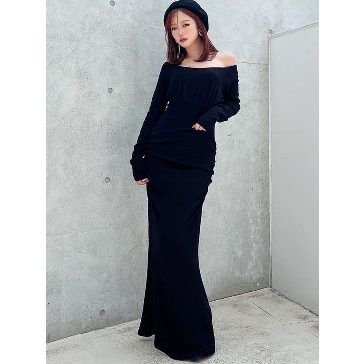 ルーズギャザーカットマーメイドワンピース | RESEXXY | 詳細画像5 